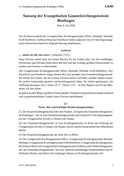 GK80 Ev. Gesamtkirchengemeinde Riedbogen [NBR]