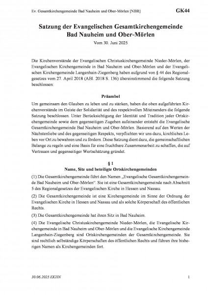GK44 Ev. Gesamtkirchengemeinde Bad Nauheim und Ober-Mörlen [NBR]