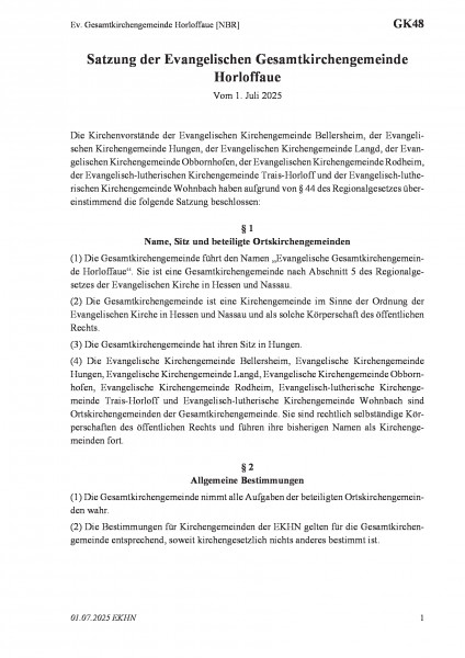 GK48 Ev. Gesamtkirchengemeinde Horloffaue [NBR]