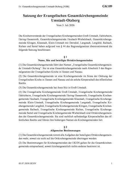 GK109 Ev. Gesamtkirchengemeinde Umstadt-Otzberg [NBR]
