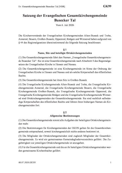 GK99 Ev. Gesamtkirchengemeinde Busecker Tal [NBR]