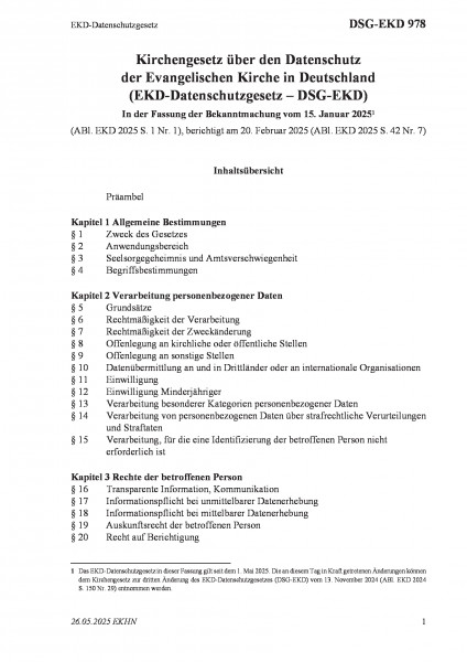 978 EKD-Datenschutzgesetz