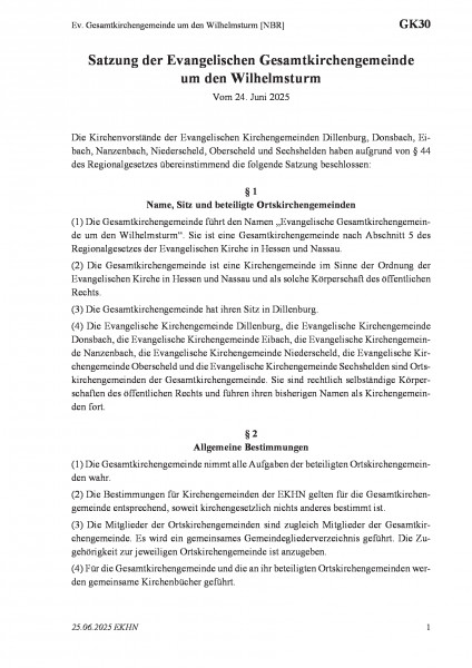 GK30 Ev. Gesamtkirchengemeinde um den Wilhelmsturm [NBR]