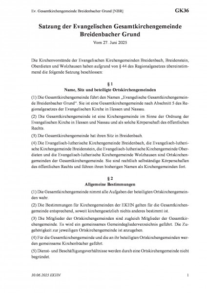 GK36 Ev. Gesamtkirchengemeinde Breidenbacher Grund [NBR]